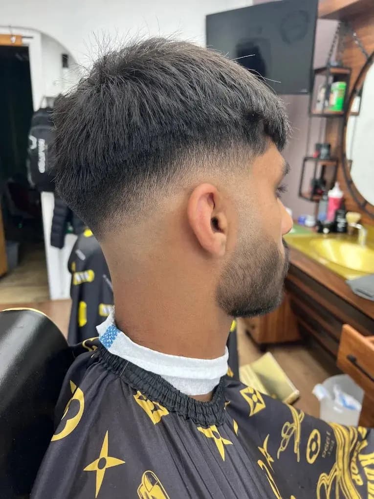 Fade and beard contour