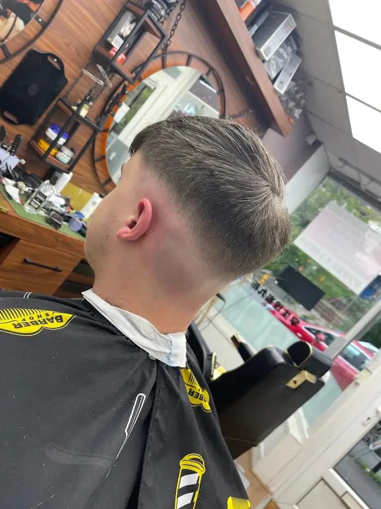 Beard trim and fade